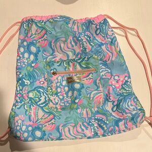 Lilly Pulitzer Drawstring Backpack